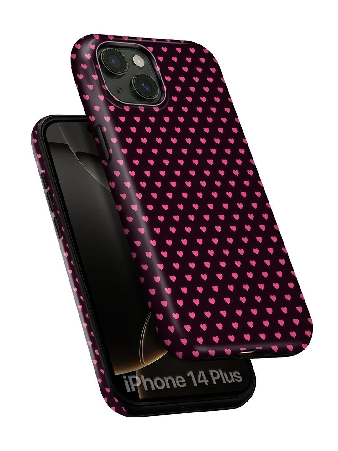 QRIOH Geometric Printed iPhone 14 Plus Back Case Mobile Accessories-picture-29