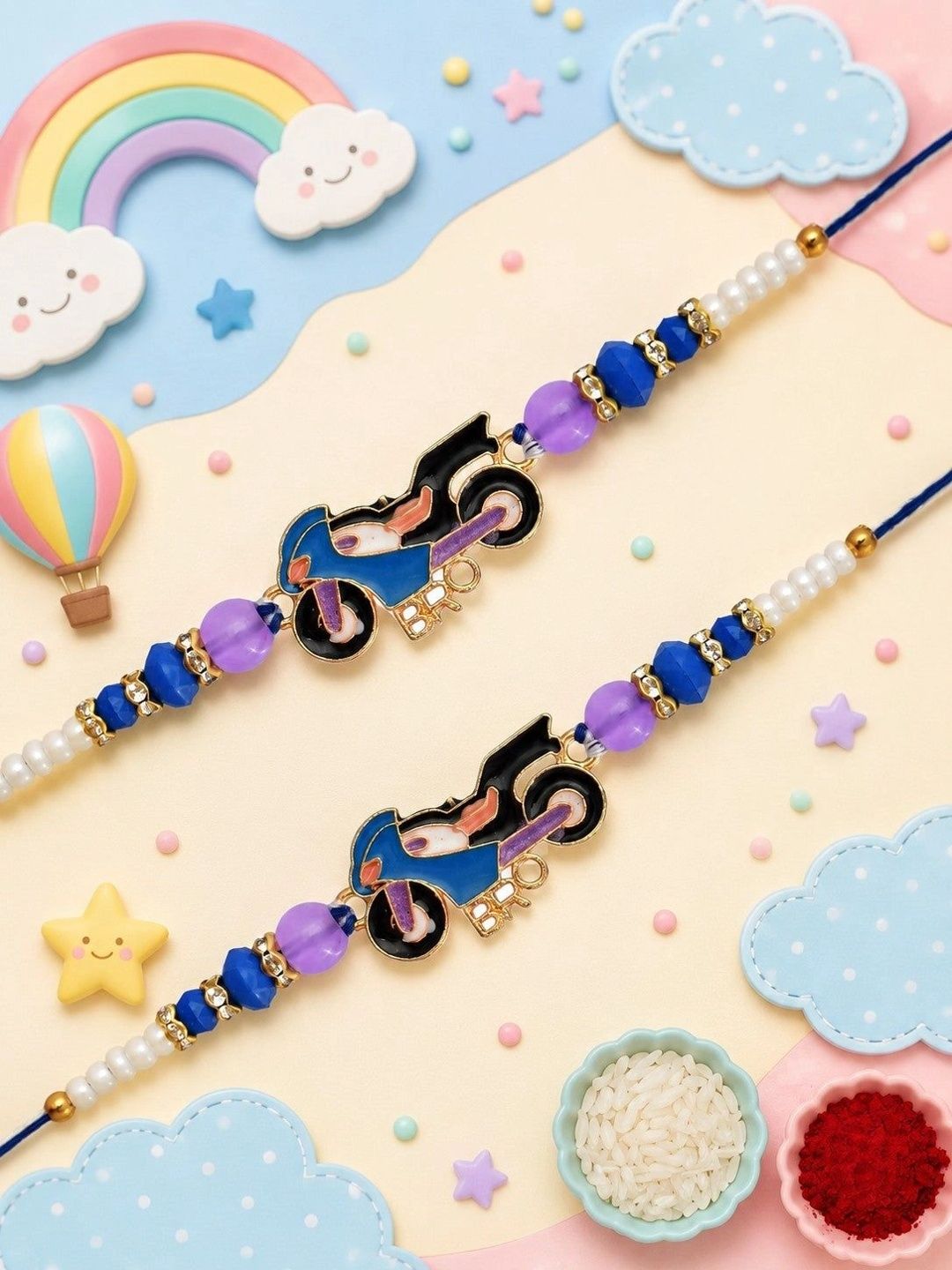 MEIRA JEWELLERY Thread Rakhi-picture-42