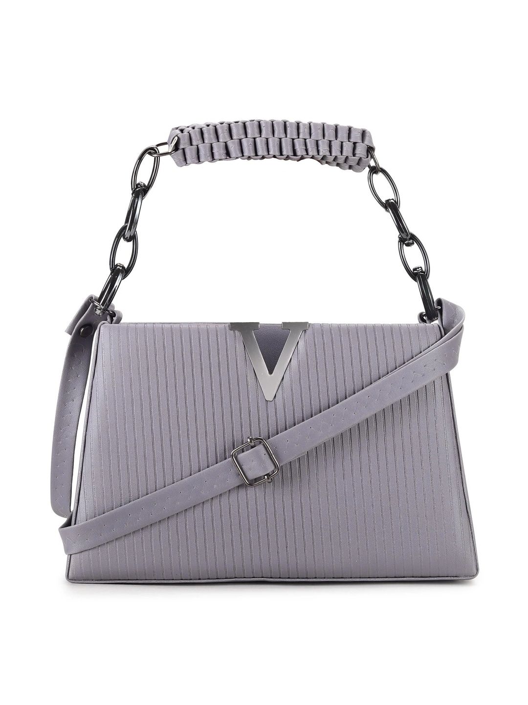 TURBOMAX Textured PU Handheld Bag with Quilted-picture-54