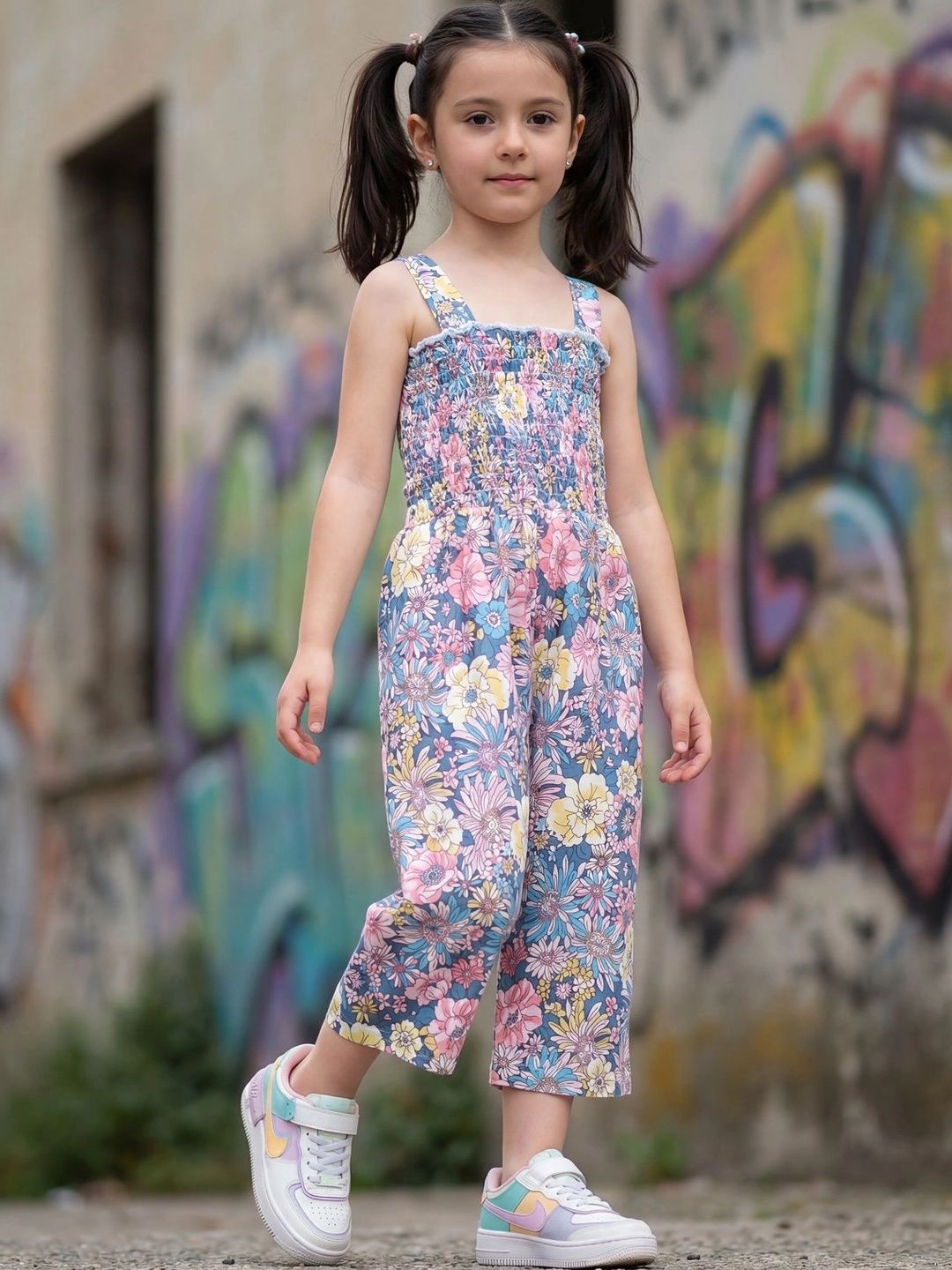 HELLCAT Girls Printed Capri Jumpsuit-picture-27