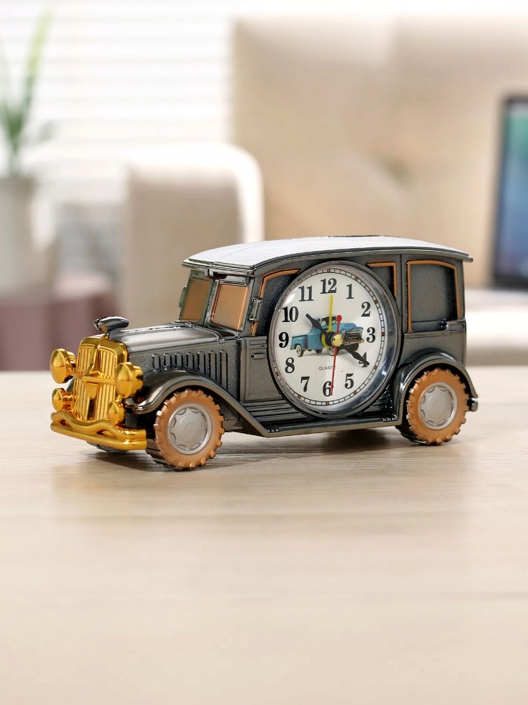 Katish Black Vintage Table Clock-picture-19