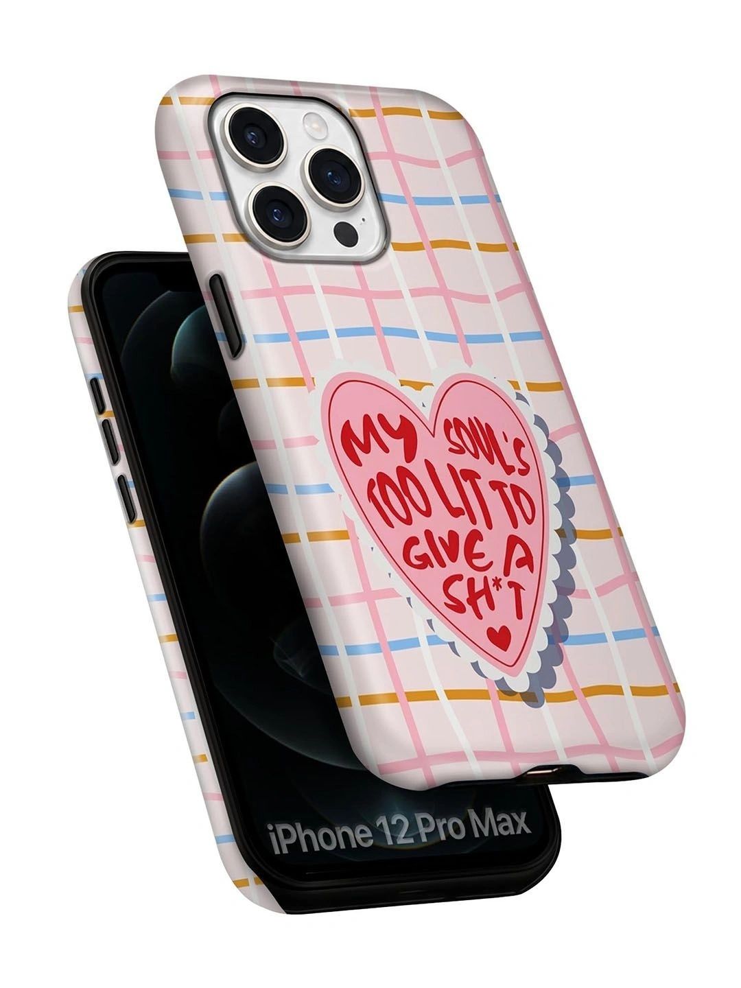 QRIOH Typography Printed iPhone 12 Pro Max Back Case Mobile Accessories-picture-38