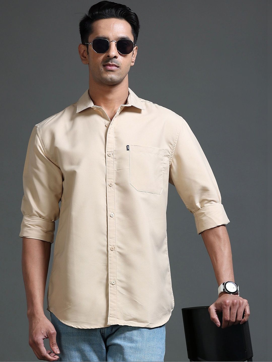 Rope Men Classic Slim Fit Casual Shirt-picture-22