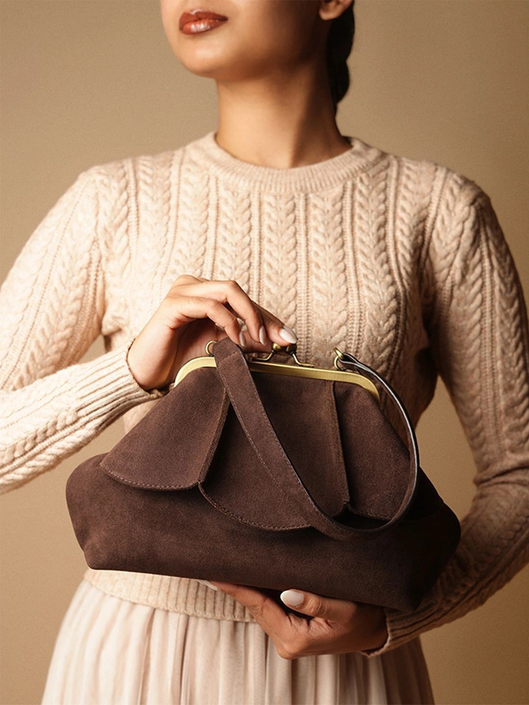 Theater Suede Handheld Bag-picture-14