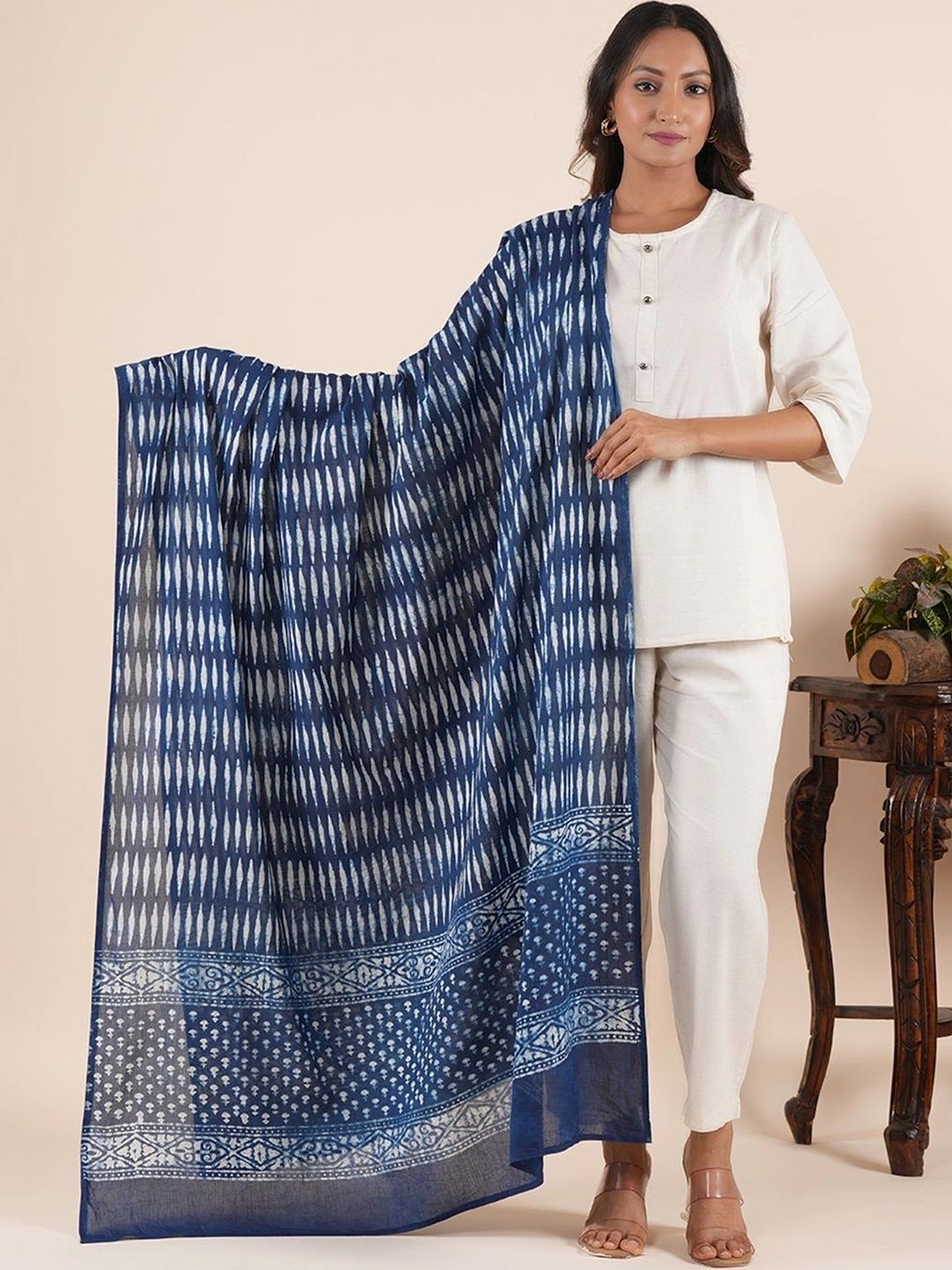 Style Shoes Printed Pure Cotton Block Print Dupatta-picture-27