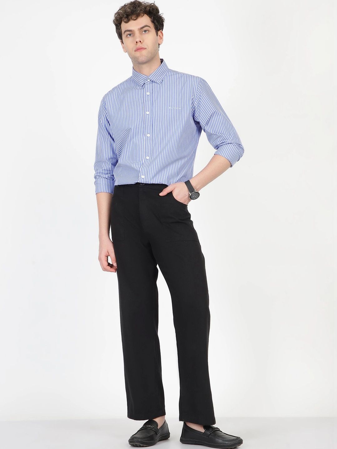 BEN SHERMAN Men Striped Casual Shirt-picture-57