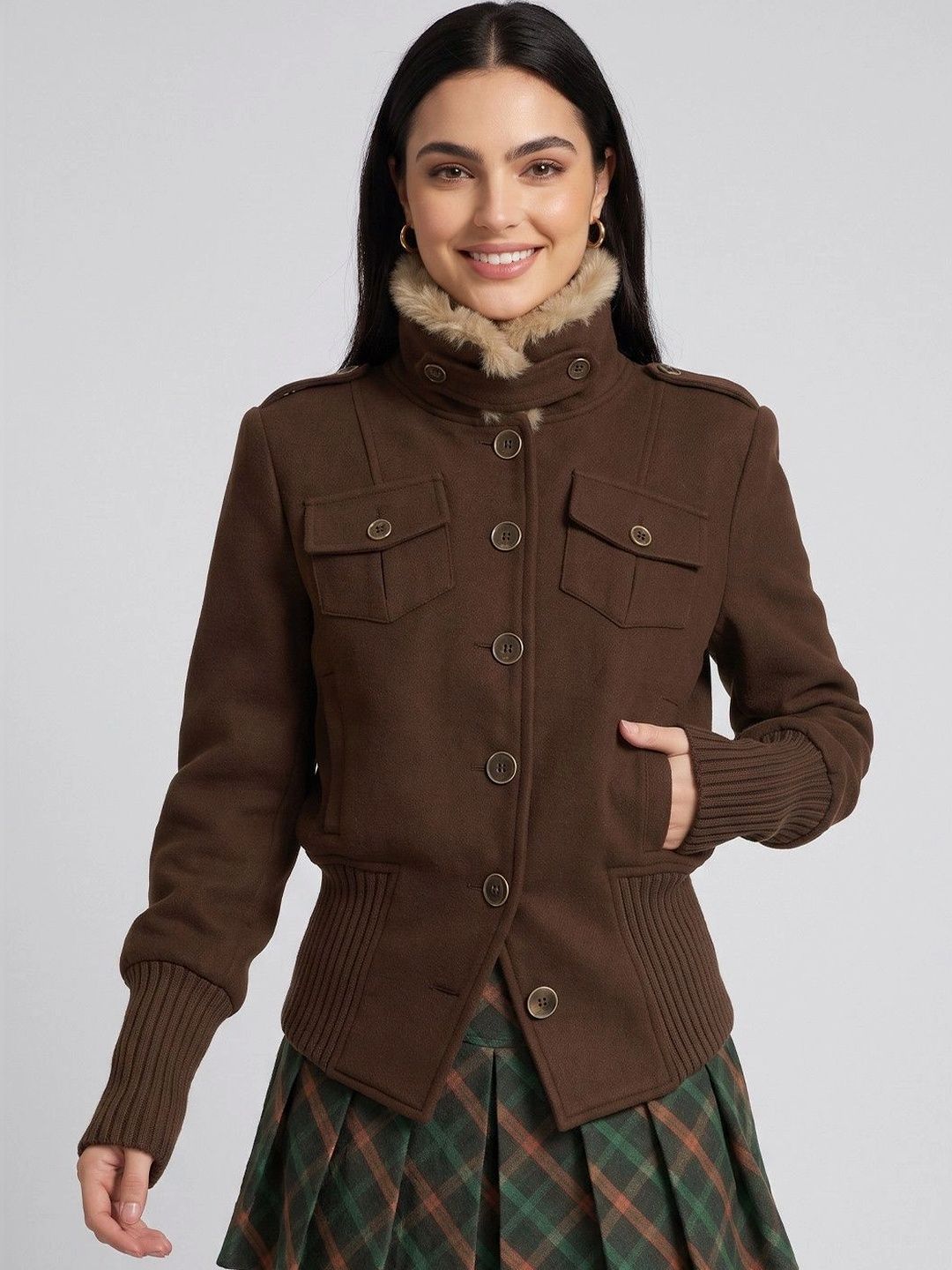 Suo Women Woven Jacket-picture-51