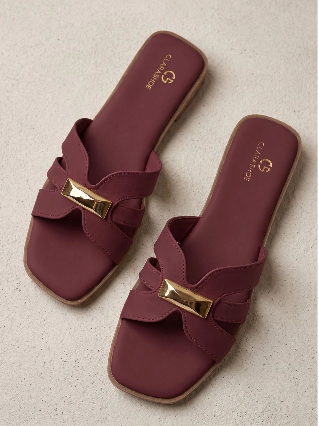 CLARASHOE Women Open Toe Flats with Buckles-picture-10