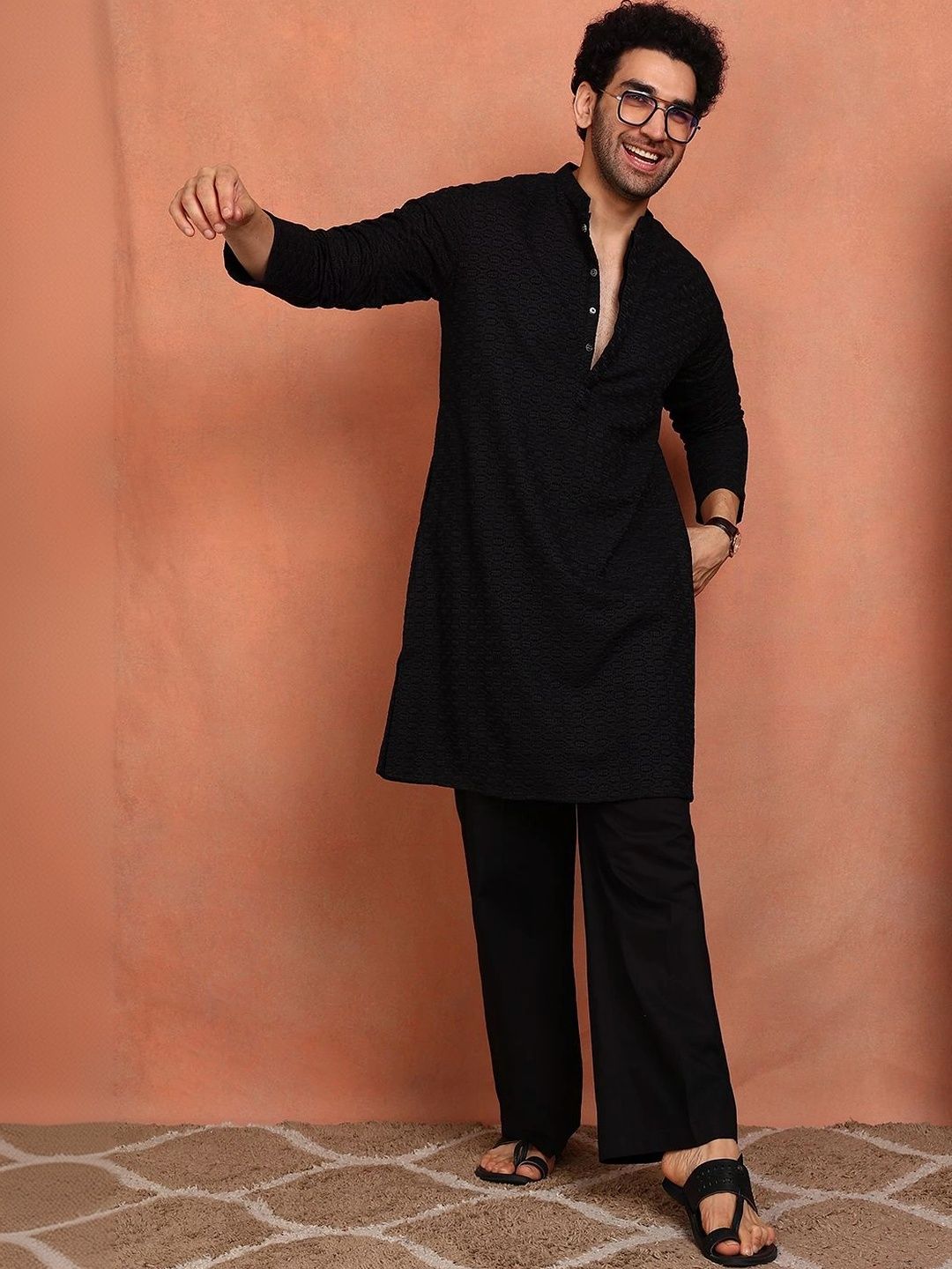 See Designs Men Regular Pure Cotton Kurta with Pyjamas-picture-47