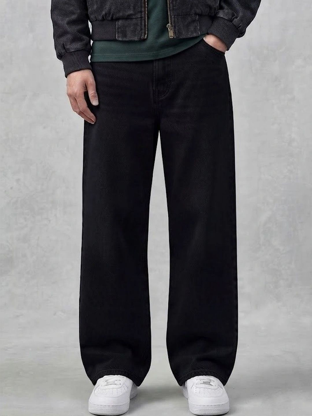 Ds Fashion Men Wide Leg Mid-Rise Jeans-picture-18