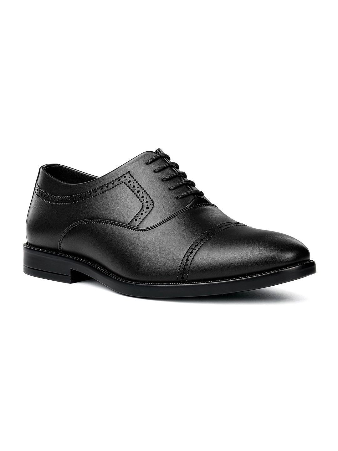 LOUIS STITCH Men Textured Round Toe Lace-Ups Oxfords Formal Shoes-picture-28