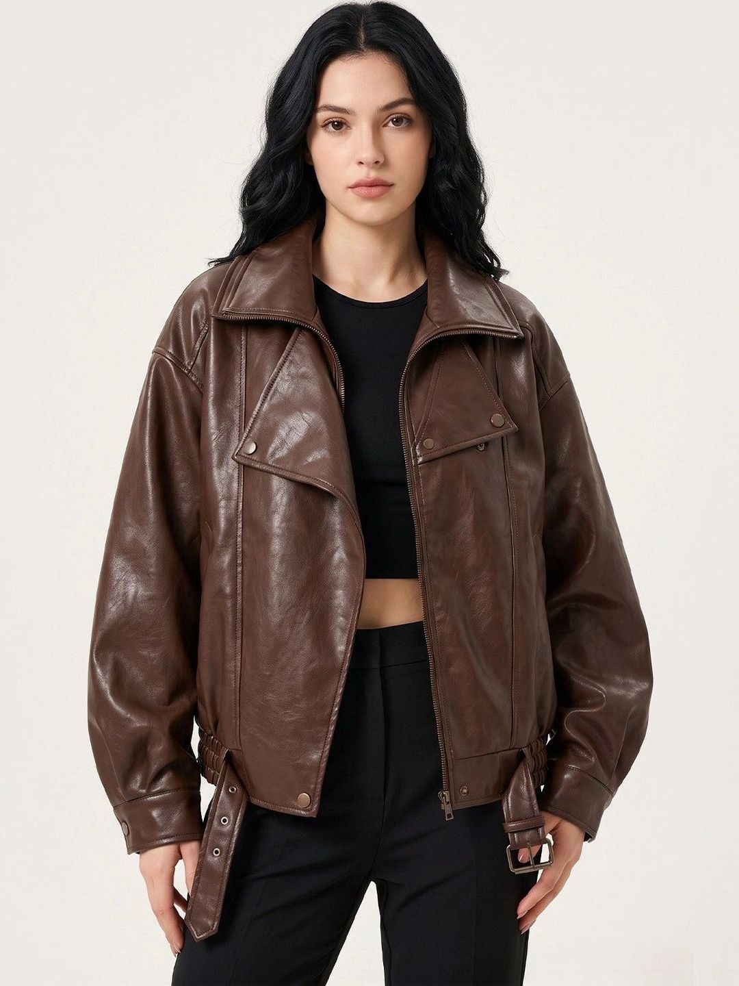 Suo Women Biker Jacket-picture-57