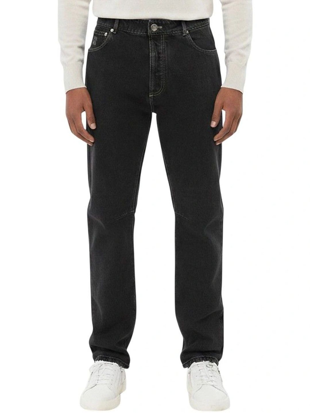 Brunello Cucinelli Men Straight Fit Mid-Rise Jeans-picture-18