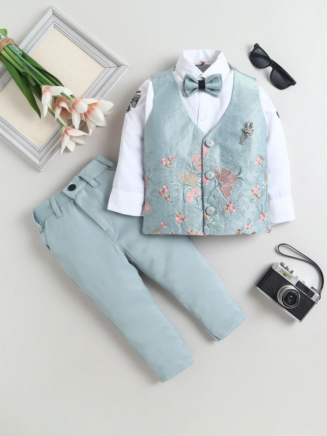 Miss & Chief Self Designed Single Breasted 3 Piece Suits-picture-16