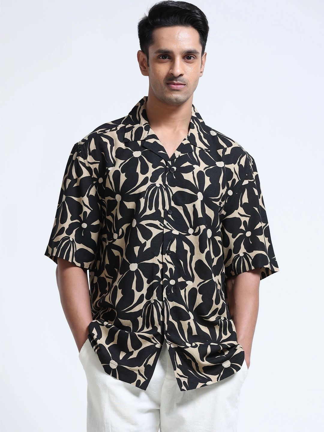 StitchX Men Floral Printed Casual Shirt-picture-35
