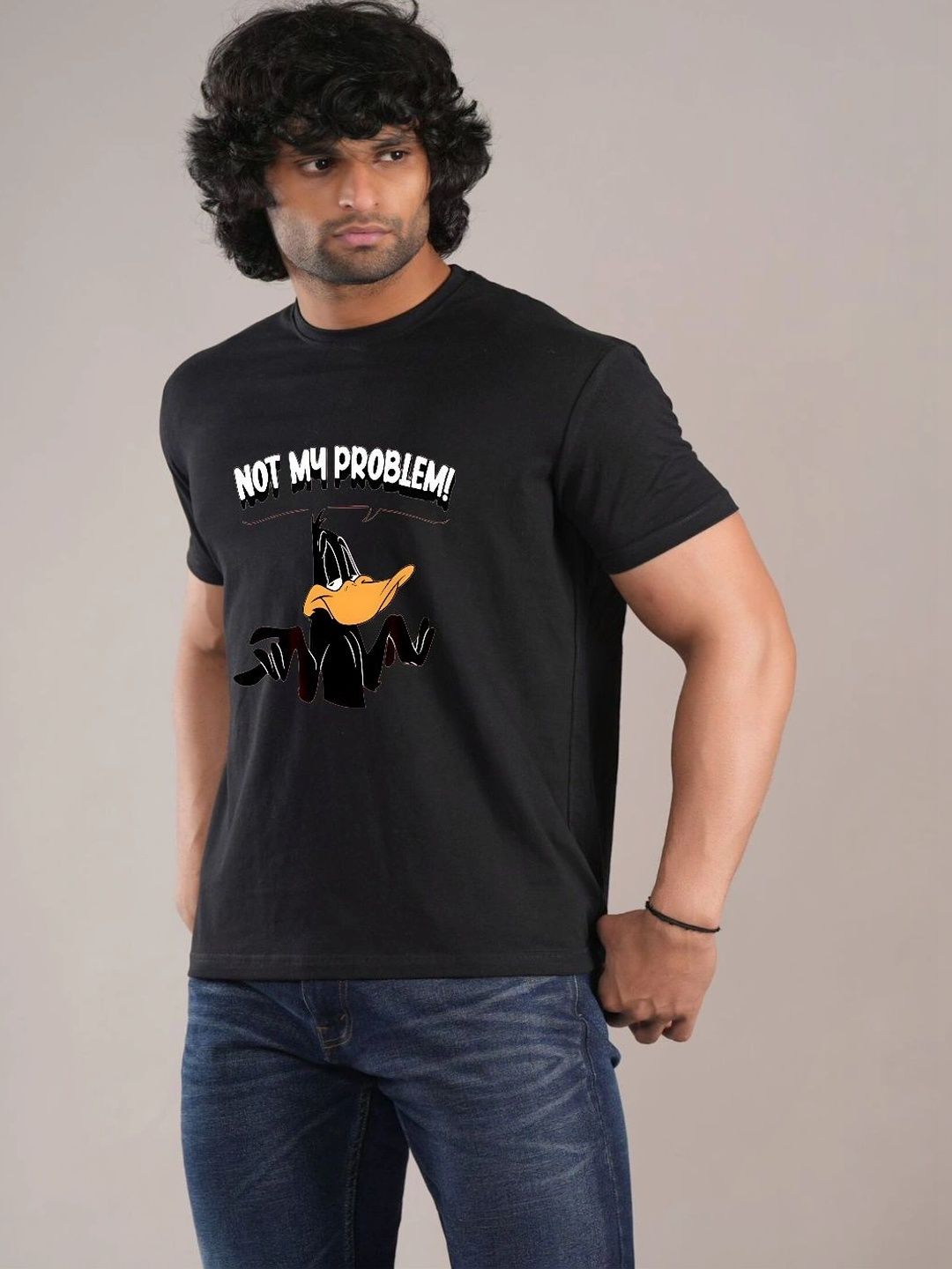 HESHA Men Donald Duck Printed T-shirt-picture-56