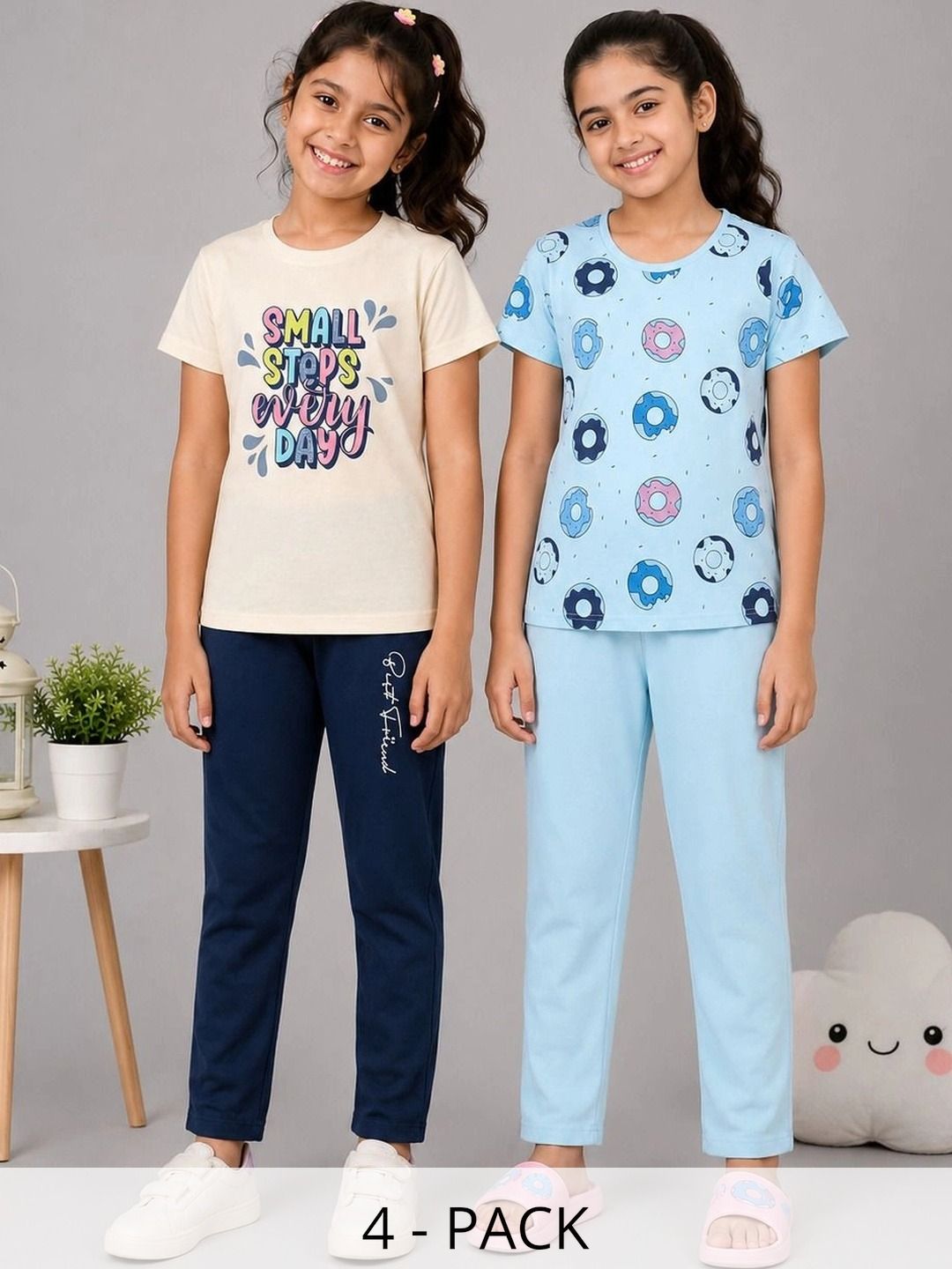 Todd N Teen Girls Printed Night suit-picture-20