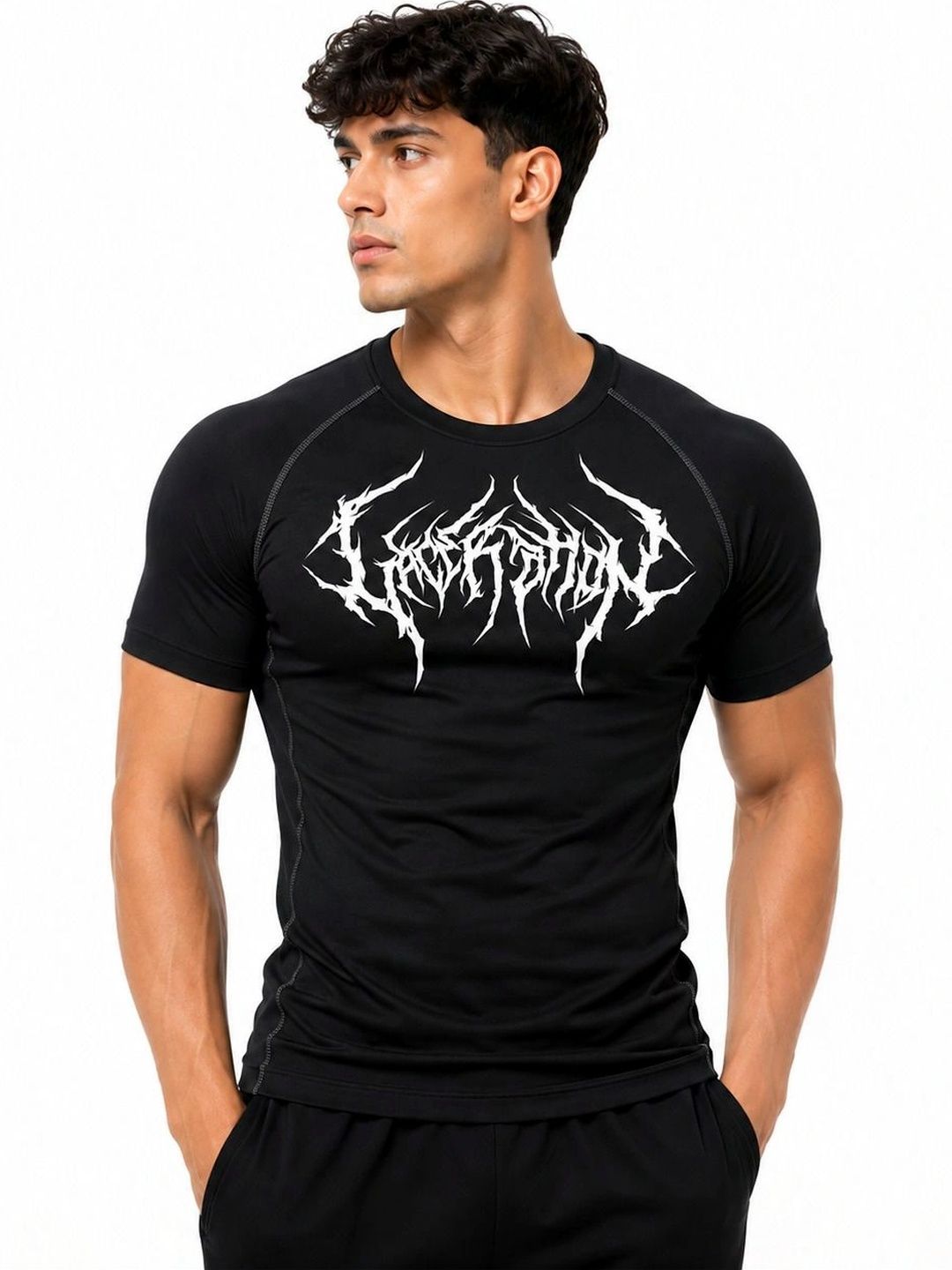 WAYUP Men Printed Dri-FIT Compression T-shirt-picture-51