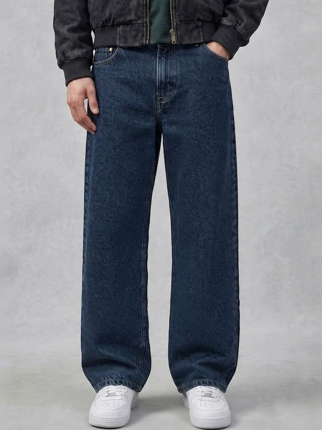 Ds Fashion Men Wide Leg Mid-Rise Jeans-picture-26