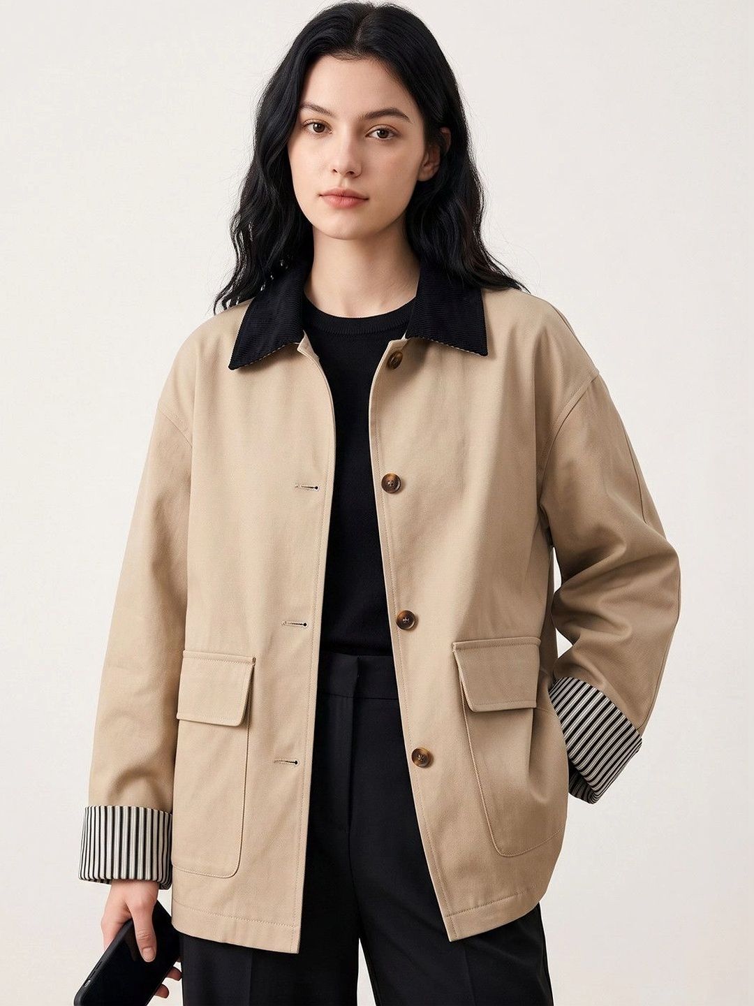 Suo Women Open Front Jacket-picture-22