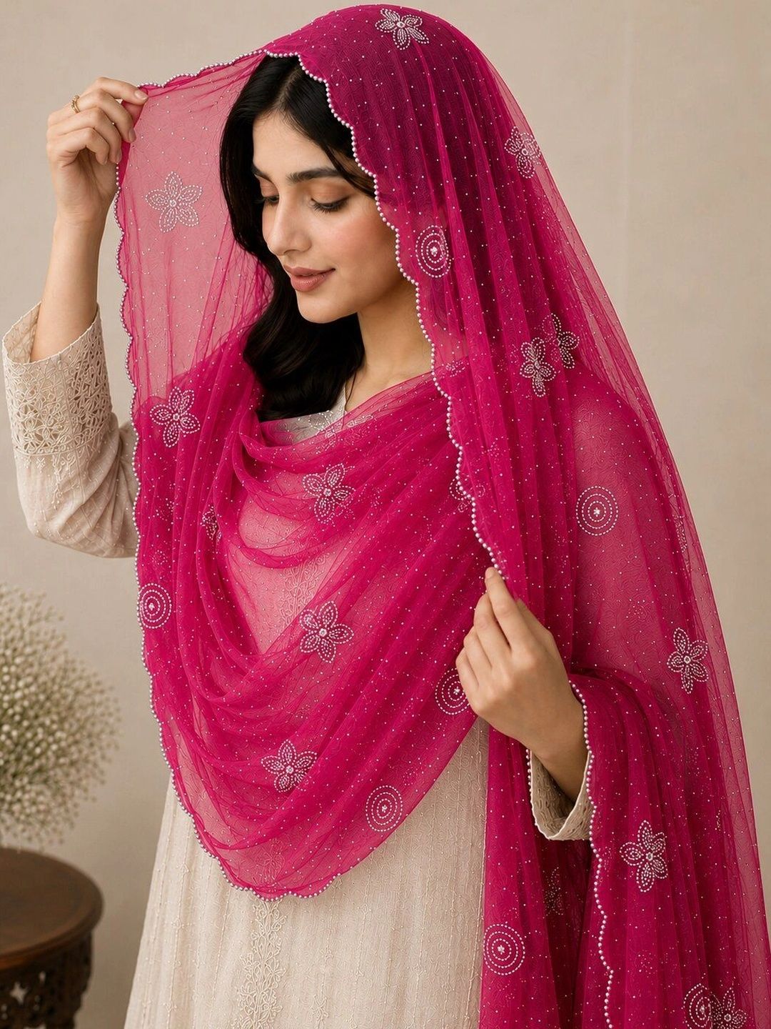 NOORFASHION Dupatta with Beads and Stones-picture-21