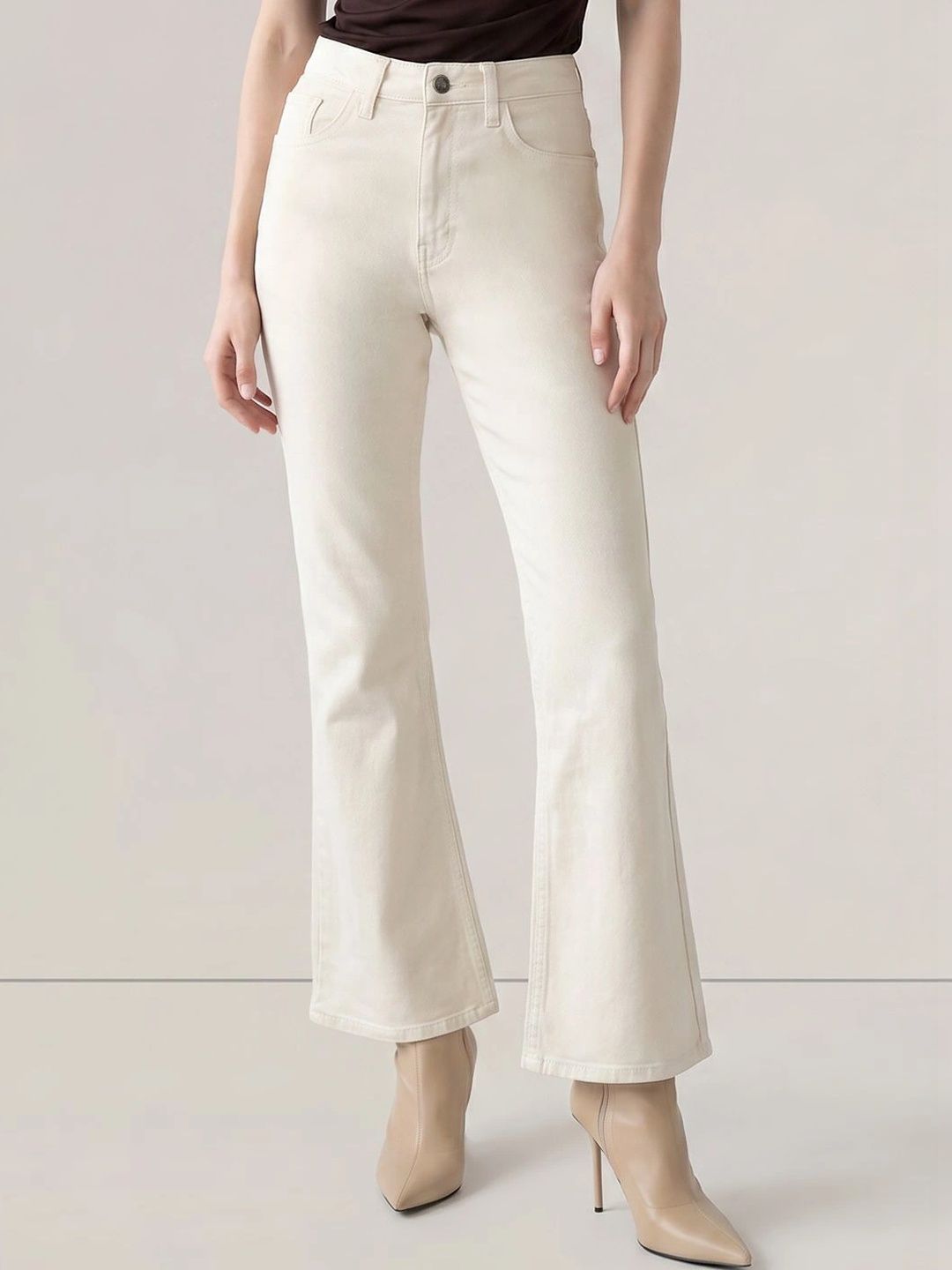 Vero Moda Women Bootcut High-Rise Stretchable Jeans-picture-38