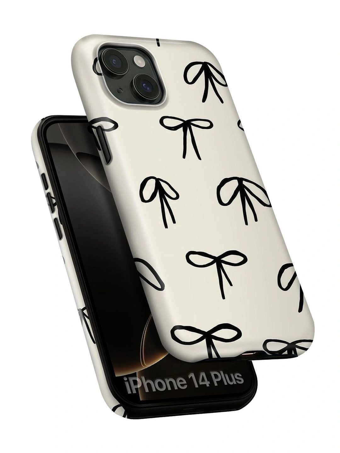 QRIOH Conversational Printed iPhone 14 Plus Back Case Mobile Accessories-image-37