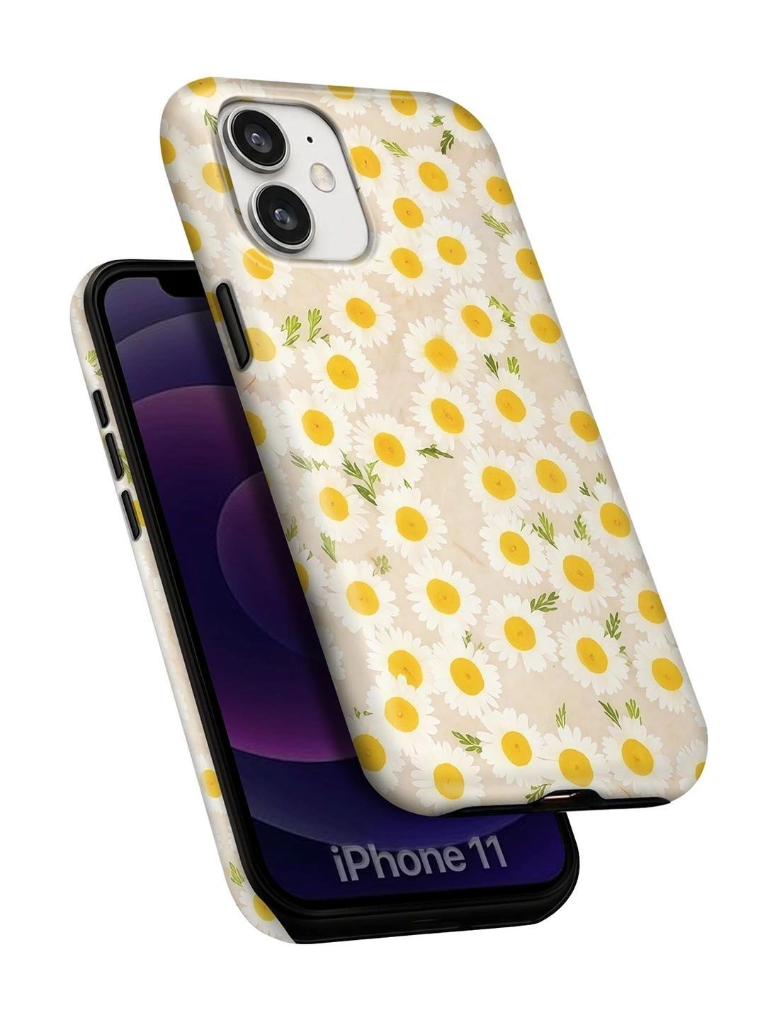 QRIOH Floral Printed iPhone 11 Back Case Mobile Accessories-picture-43