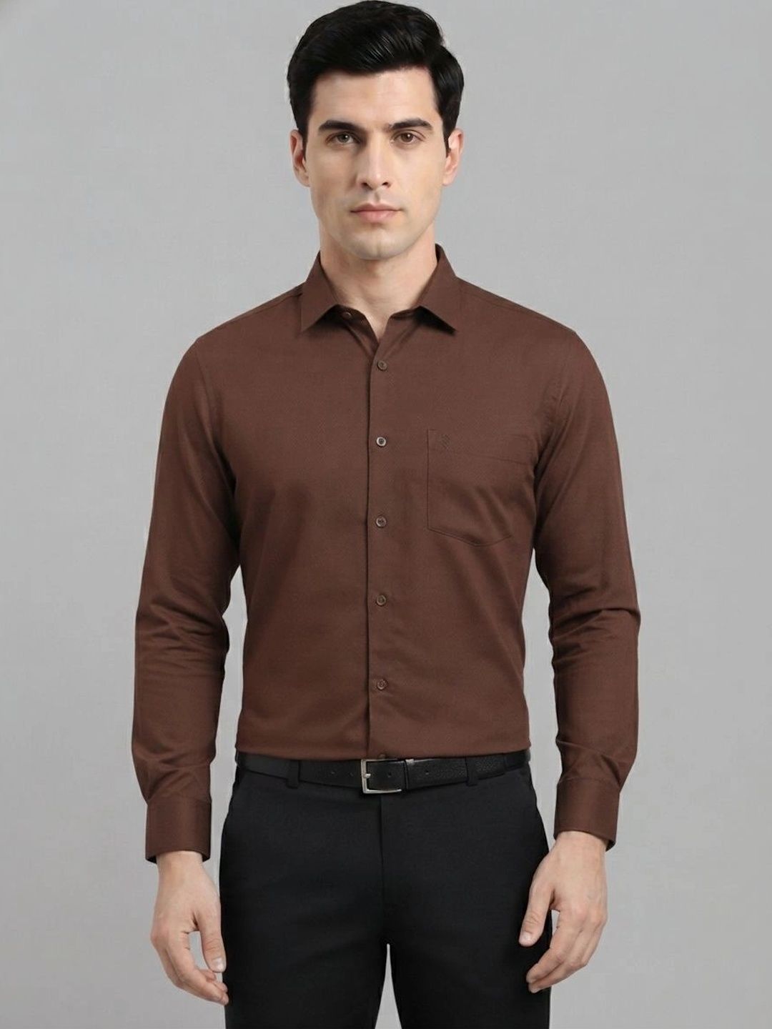 Indian Needle Men Classic Formal Shirt-image-16