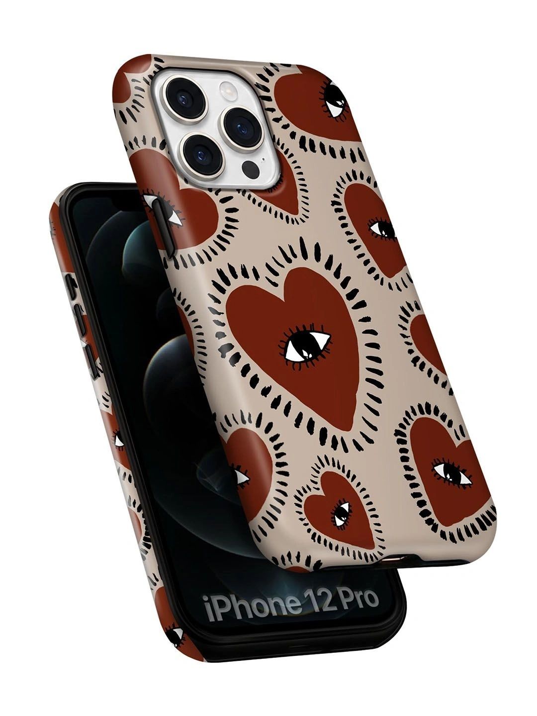 QRIOH Quirky Printed iPhone 12 Pro Back Case Mobile Accessories-picture-38