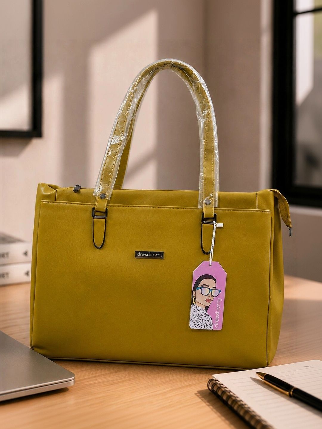 DressBerry PU Structured Tote Bag-picture-22