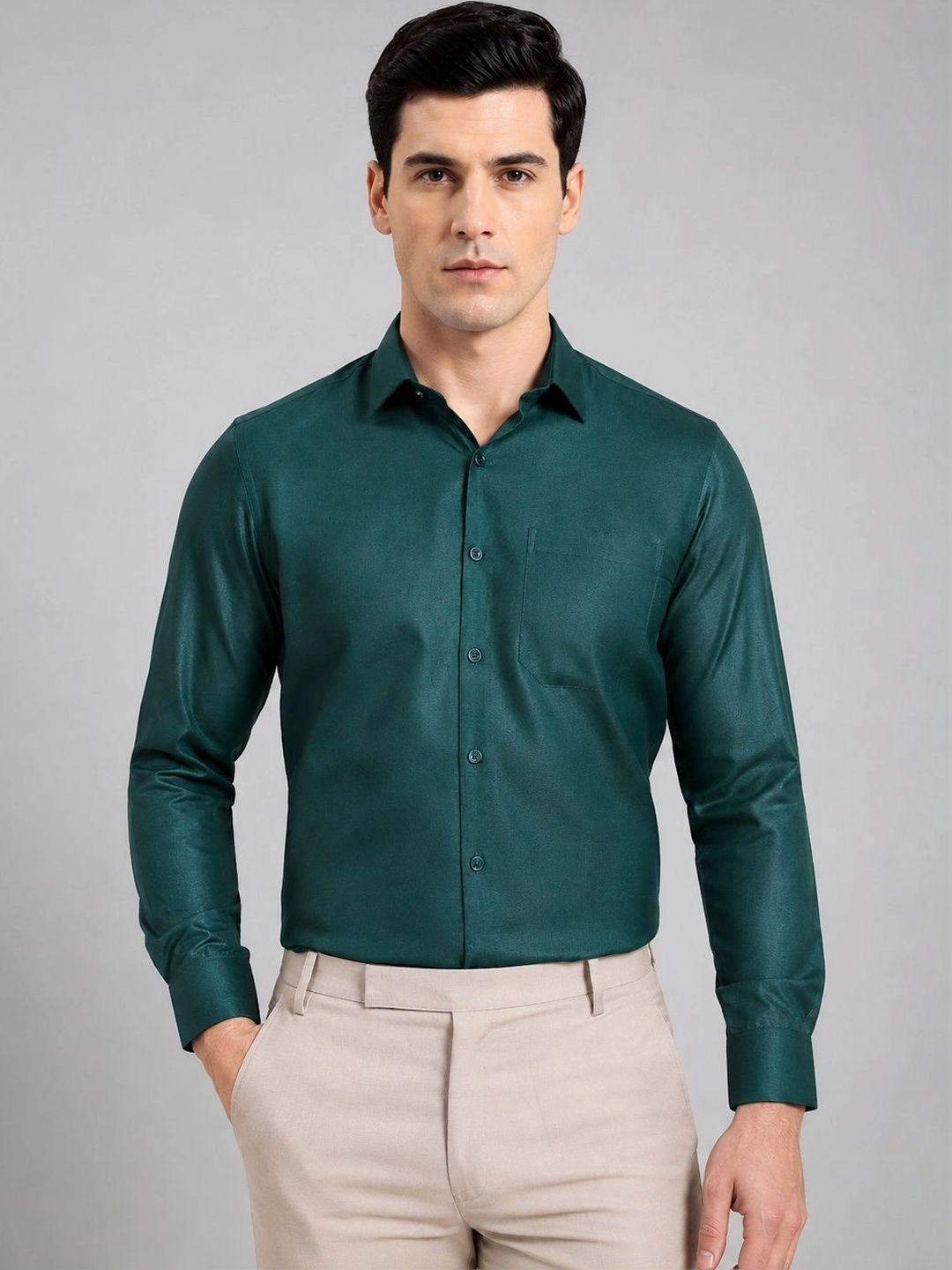 Indian Needle Men Classic Formal Shirt-picture-16