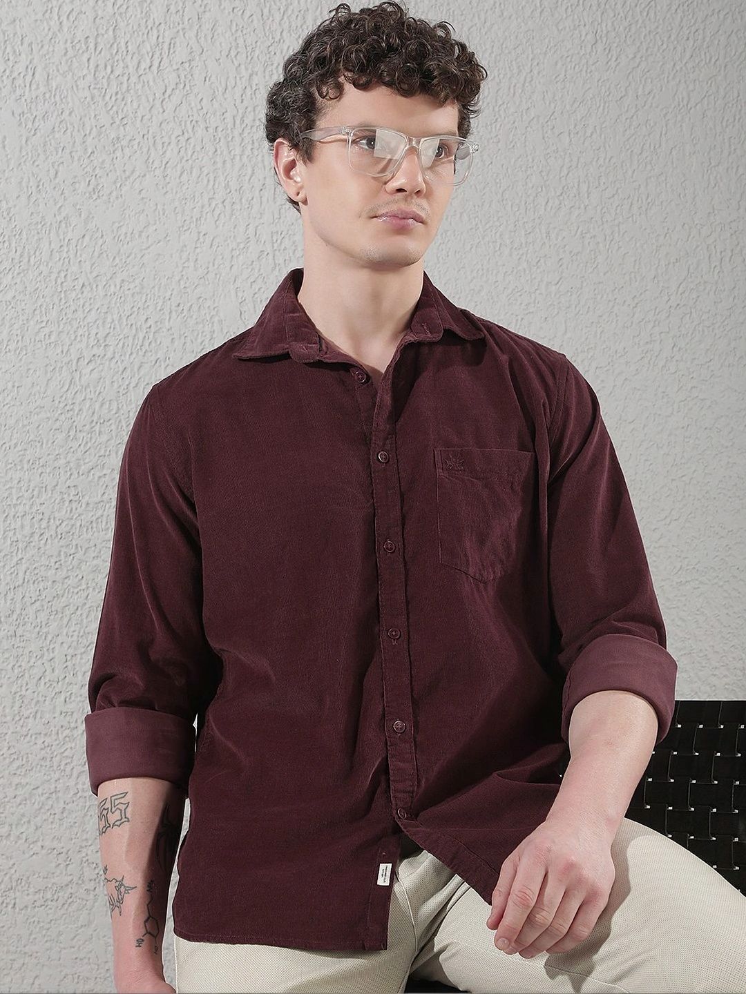 Crimsoune Club Men Slim Fit Casual Shirt-picture-43