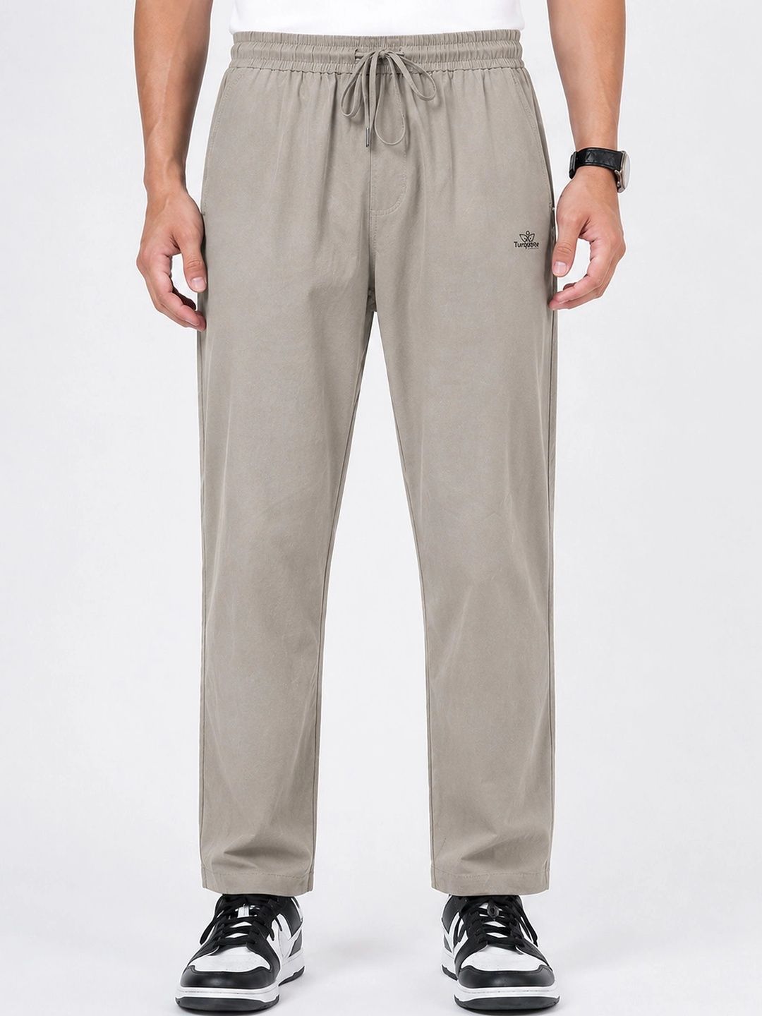 R.Code by The Roadster Life Co. Men Regular Fit Brand Logo Training Track Pants-picture-18
