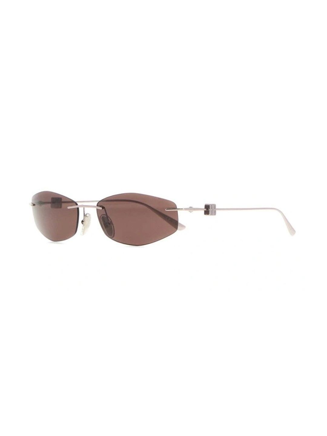 Balenciaga Women Brown Lens & Silver-Toned Other Sunglasses with-picture-21