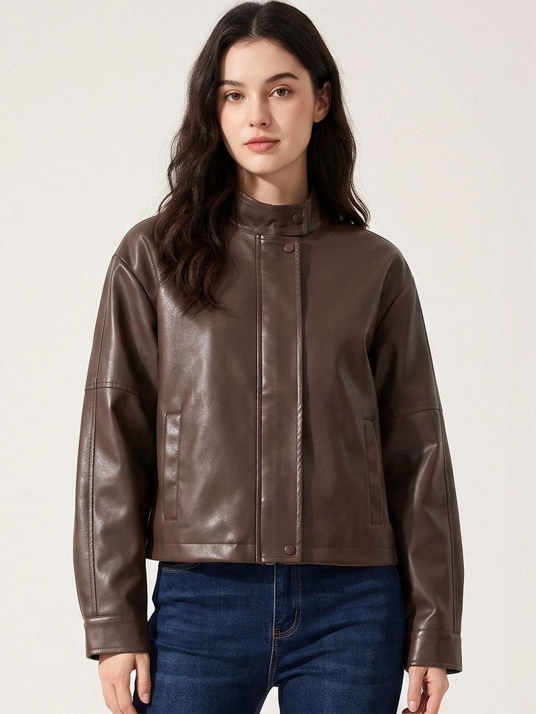 Suo Women Leather Jacket-picture-26