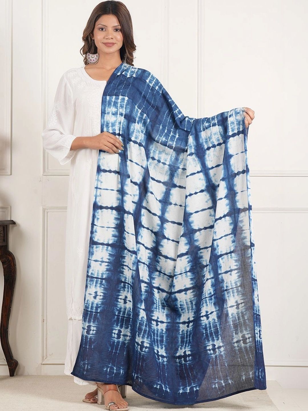 Style Shoes Dyed Pure Cotton Tie and Dye Dupatta-picture-17