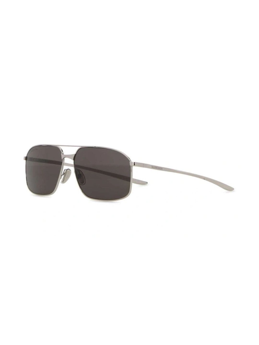 Balenciaga Women Black Lens & Silver-Toned Aviator Sunglasses with-image-31