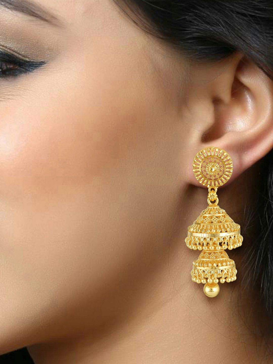VIVASTRI Circular Jhumkas Earrings-picture-47