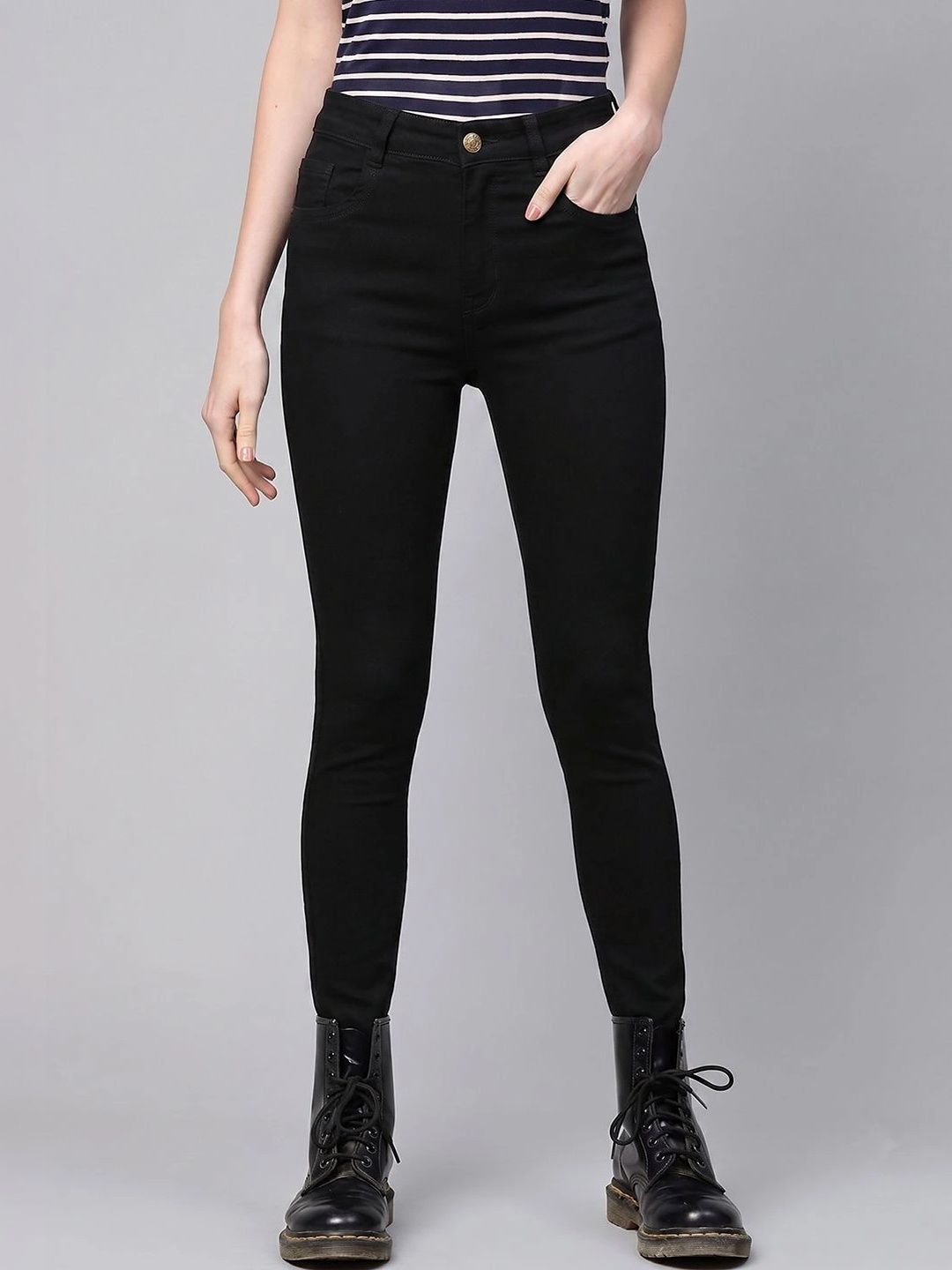 ZUMMER Women Slim Fit Mid-Rise Light Fade Stretchable Jeans-picture-40