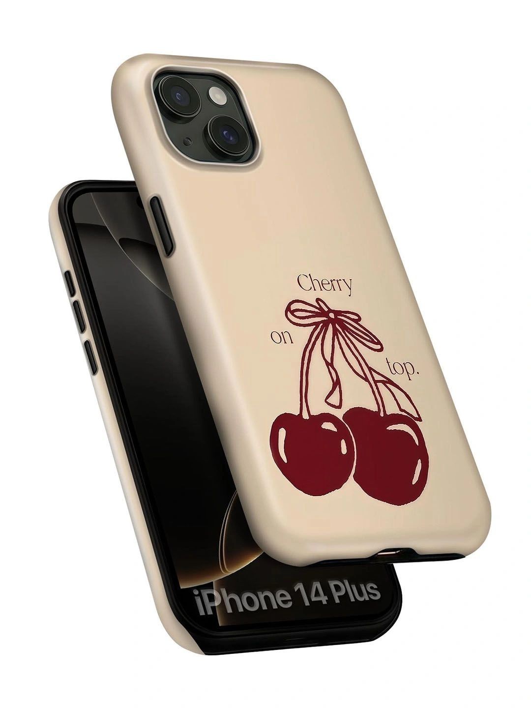 QRIOH Typography Printed iPhone 14 Plus Back Case Mobile Accessories-image-24
