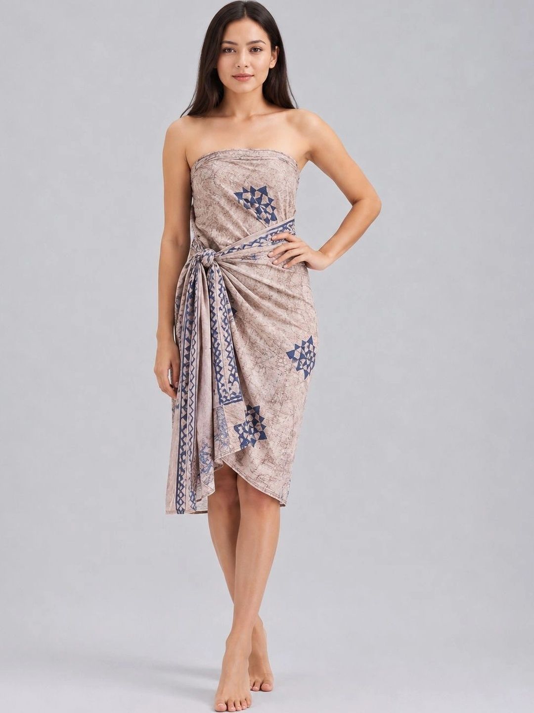 HANDICRAFT PALACE Printed Calf Length Sarong-picture-41