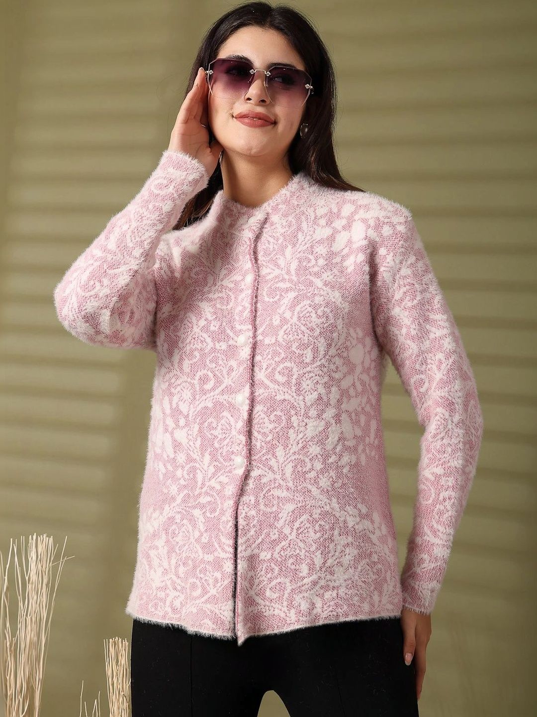 all about you Women Printed Woollen Cardigan-picture-15