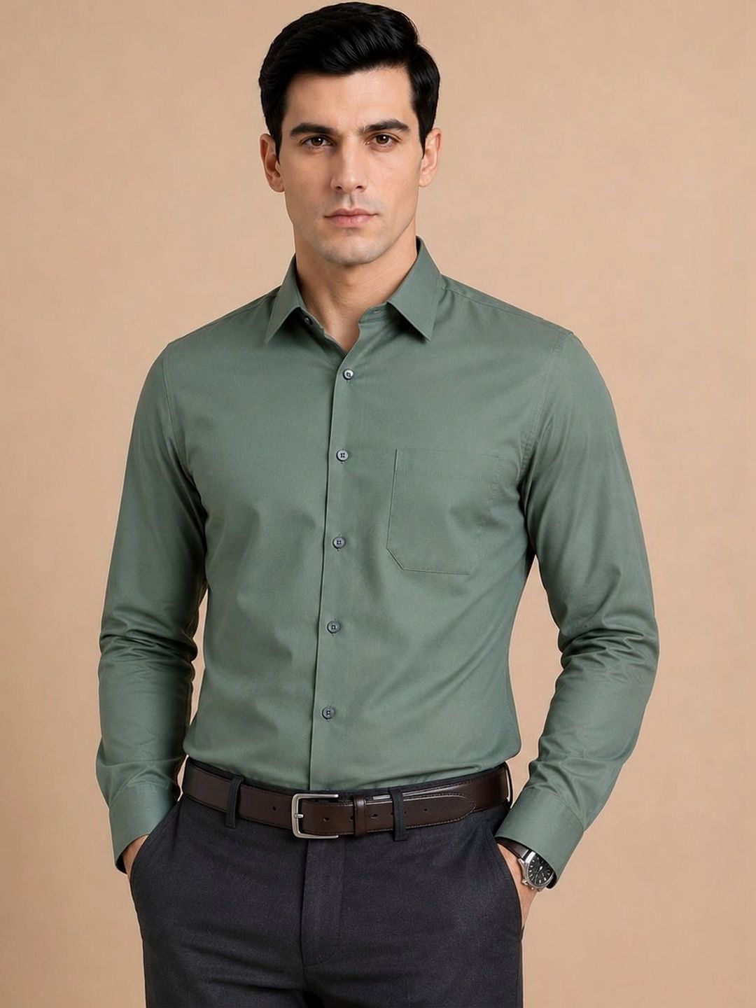 Indian Needle Men Classic Formal Shirt-picture-17