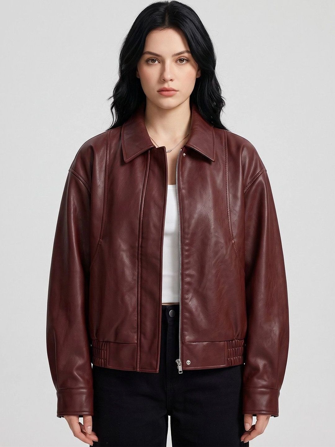 Suo Women Bomber Jacket-picture-32