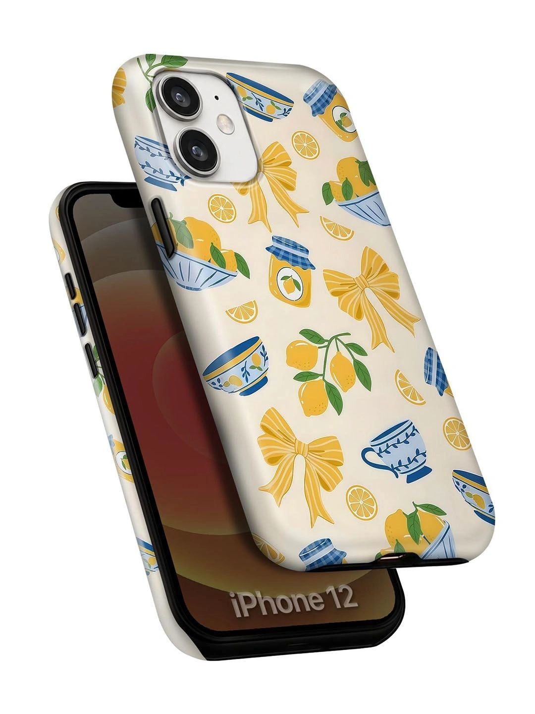 QRIOH Tropical Printed iPhone 12 Back Case Mobile Accessories-picture-10