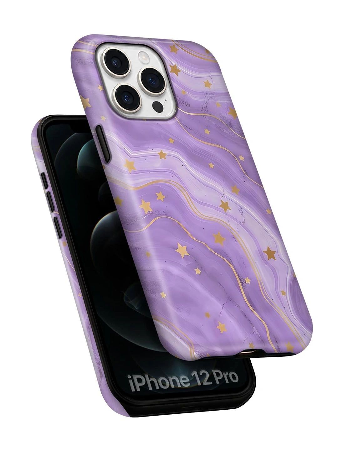 QRIOH Abstract Printed iPhone 12 Pro Back Case Mobile Accessories-picture-37