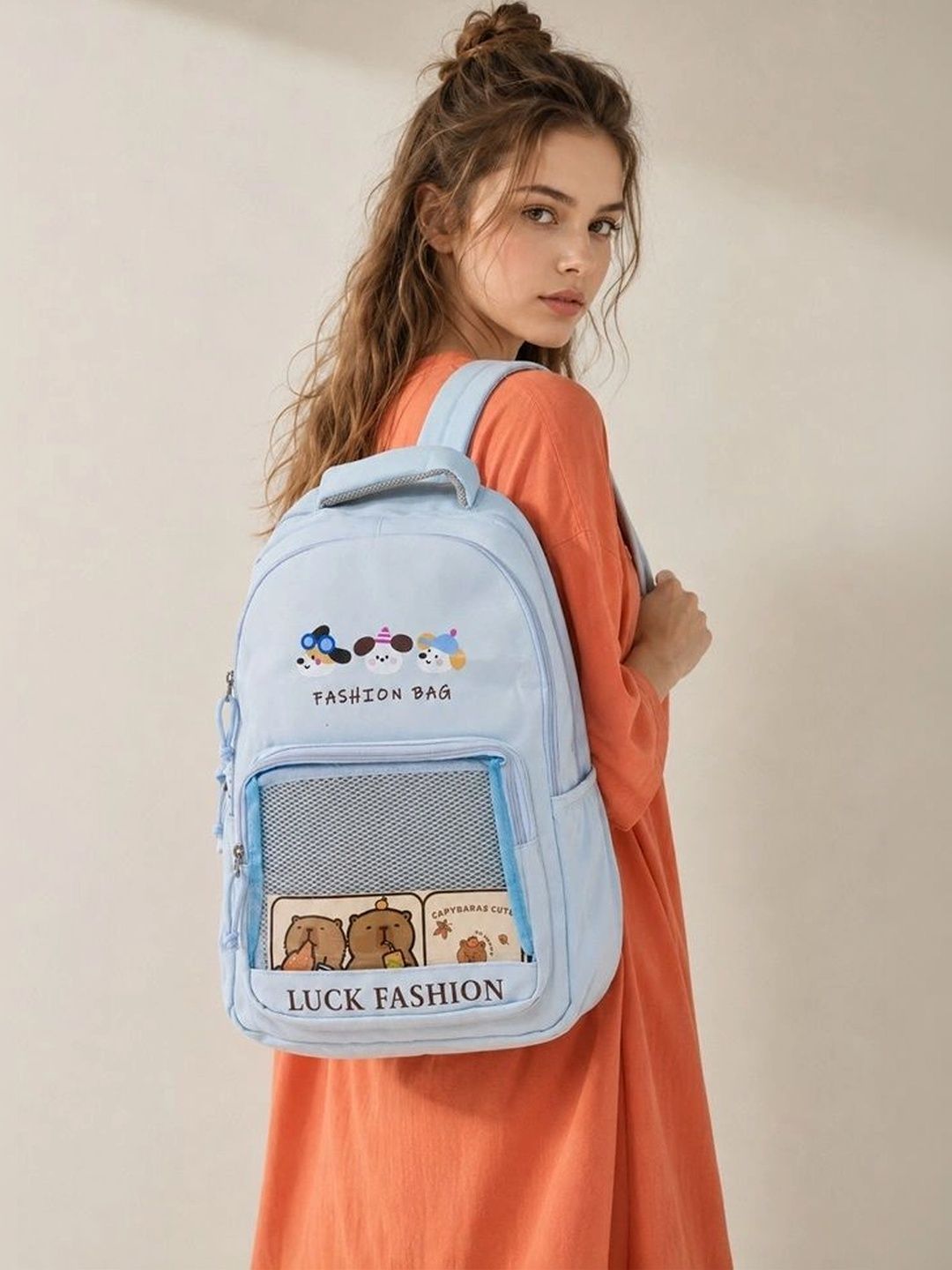 Donicy Women Graphic Embroidered Backpack-picture-52