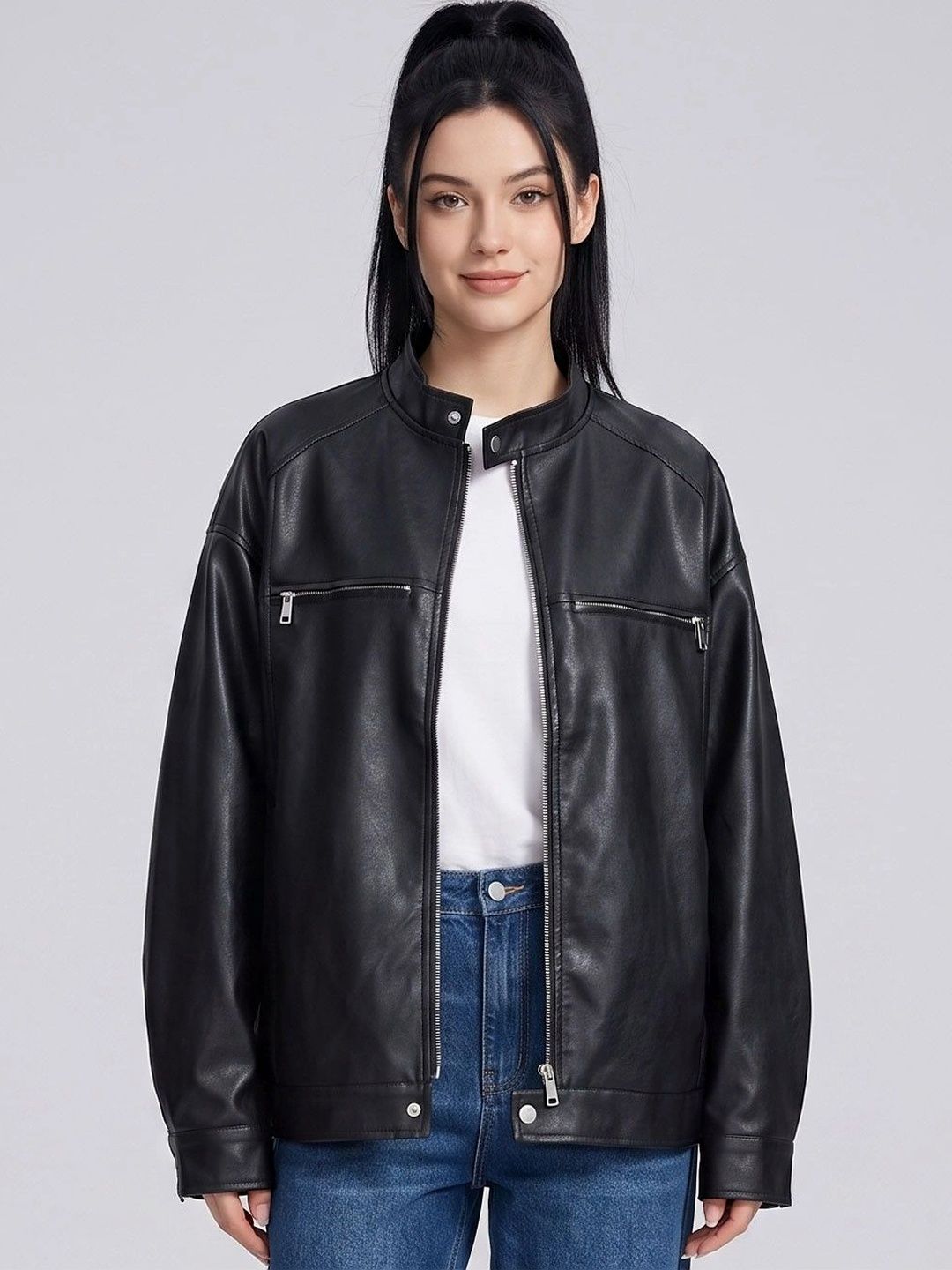 Suo Women Biker Jacket-picture-39