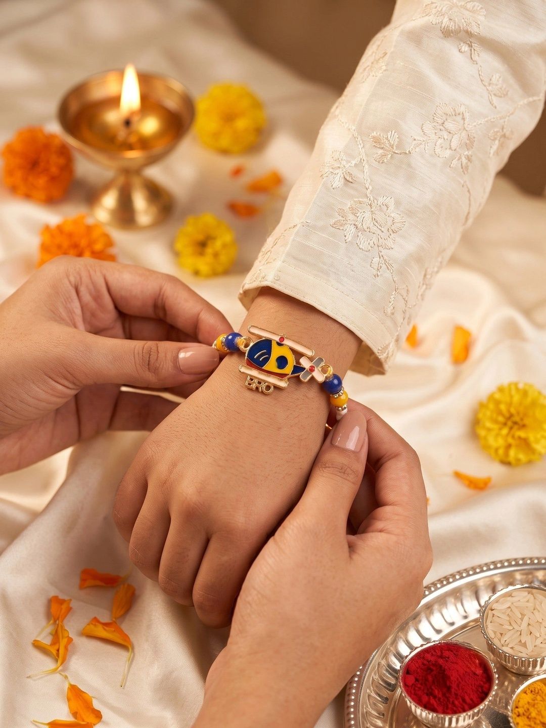 MEIRA JEWELLERY Thread Rakhi-picture-23